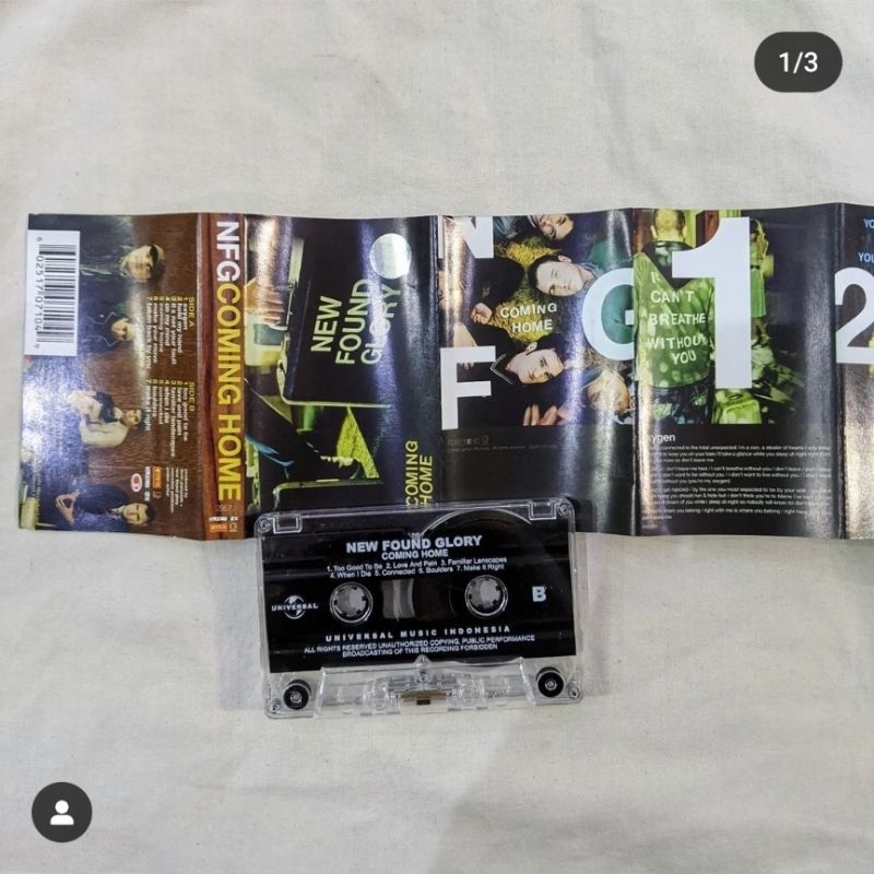 Paket Kaset The Killers New Found Glory