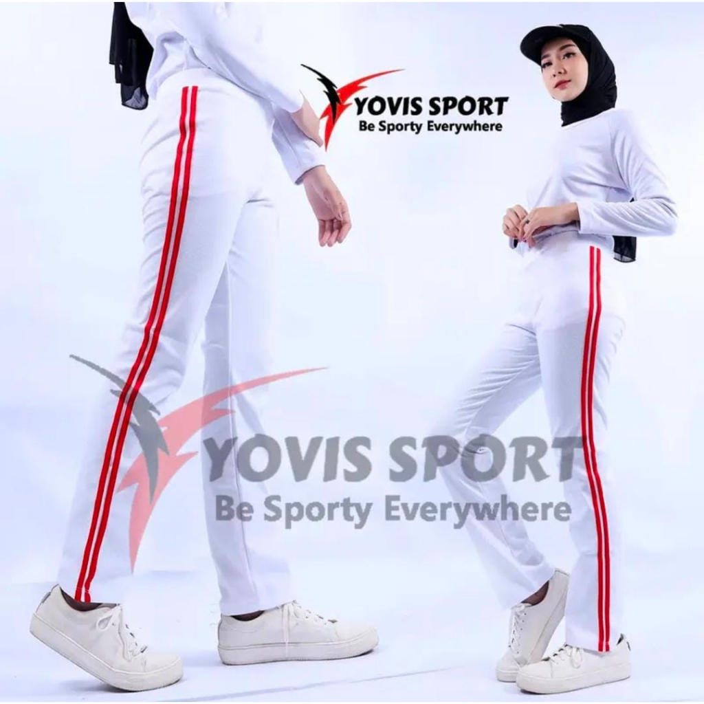celana senam wanita yovis sport / cbr das yovis / celana traning wanita.