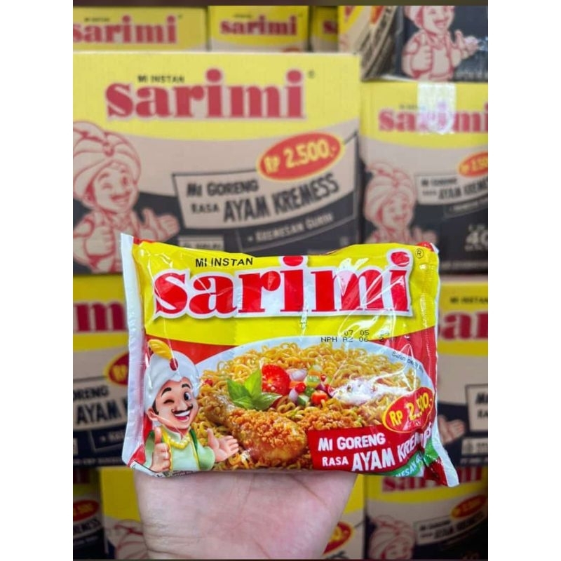 

Mie instan sarimi ayam kremes (1 dus isi 40 Bks)