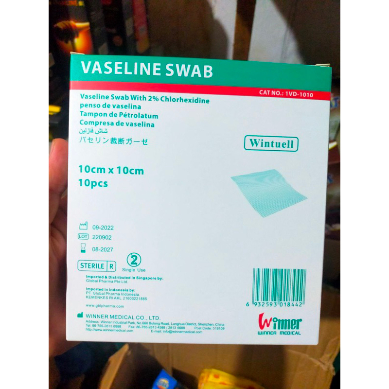 VASELINE SWAB WINNER ISI 10PCS