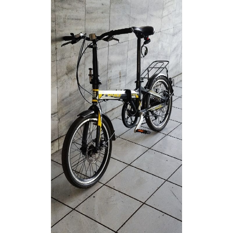 Sepeda lipat elemant texas police