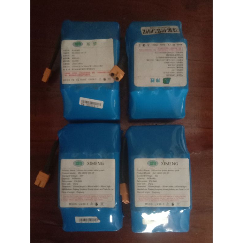 Baterai Hoverboard 36volt 4400mah Bekas