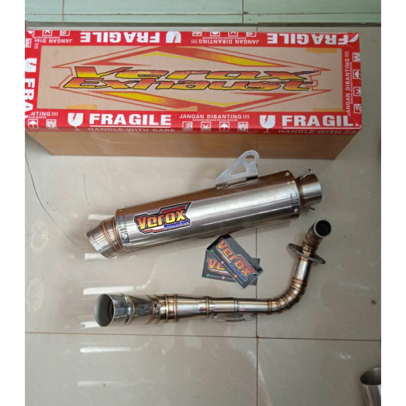 Knalpot racing verox original tipe vr2pro for nmax new old aerox new old vario125/150 pcx beat-knalp