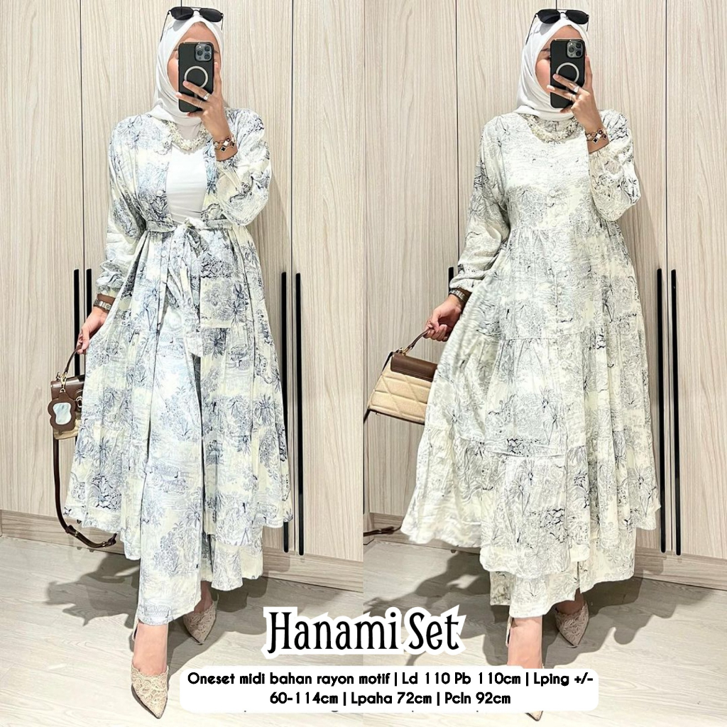 HANAMI SET oneset tunik by jasmine