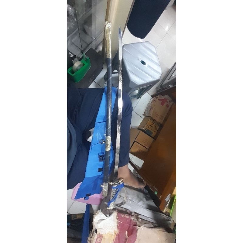 pedang pora Politeknik Ilmu Pelayaran Makasar + ukir nama + sarung pedang pora