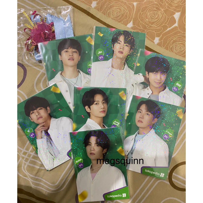 [LIMITED EDITION] POSTCARD BTS TOKO HIJAU IJO BTS V JUNGKOOK RM JIN JIMIN J HOPE SUGA
