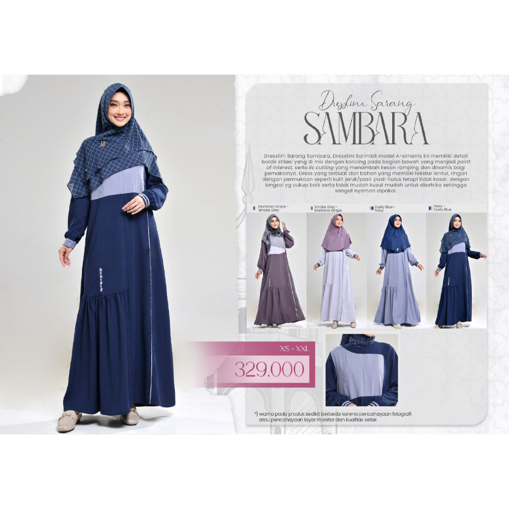 Rabbani - Dresslim Sarang Sambara sarimbit / Gamis dresslim Rabbani Terbaru Dijual Terpisah