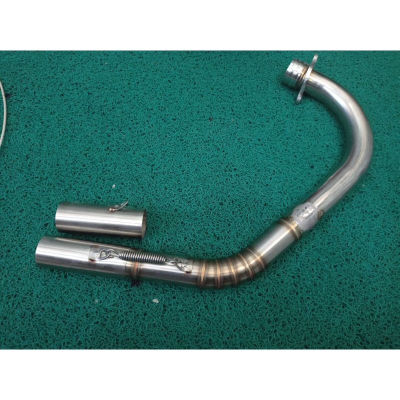 leher knalpot corbi kleper gl cb mp tiger by tlr muffler