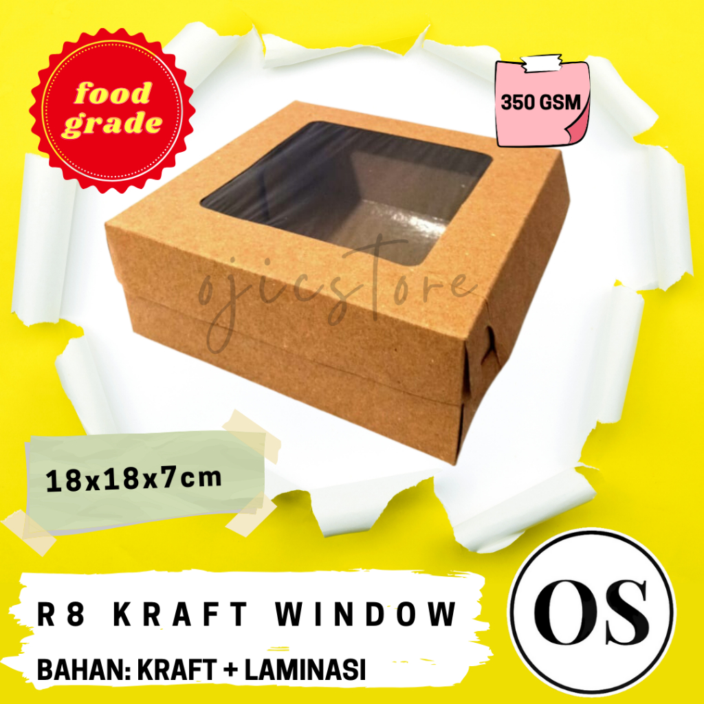

Dus Kraft Window Dengan Laminasi Ukuran 18x18x7 CM Cocok Untuk Makanan, Nasi, Konsumsi Seminar, Konsumsi Hajatan