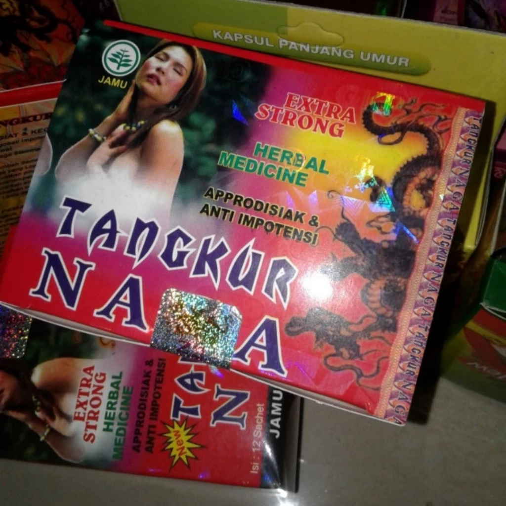 Herbal Kapsul Tangkur Naga Asli Isi 12 sachet @2kapsul Jamu Obt Kuat Pria Original MENAMBAH STAMINA 