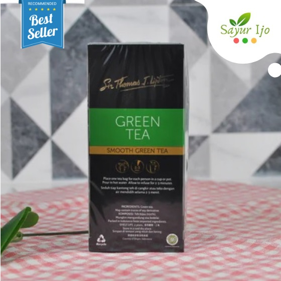 

TEH LIPTON Green Tea 25's Sir Thomas J Premium Tea Teh Hijau Selection