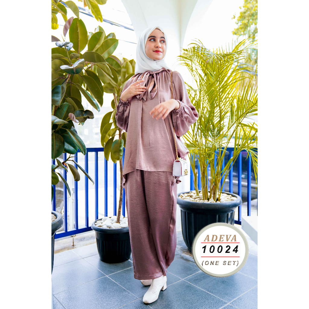 PGMTA - Setelan ADV 10024 FASHION PREMIUM Import Wanita Muslim Fashion Hijab Terlaris