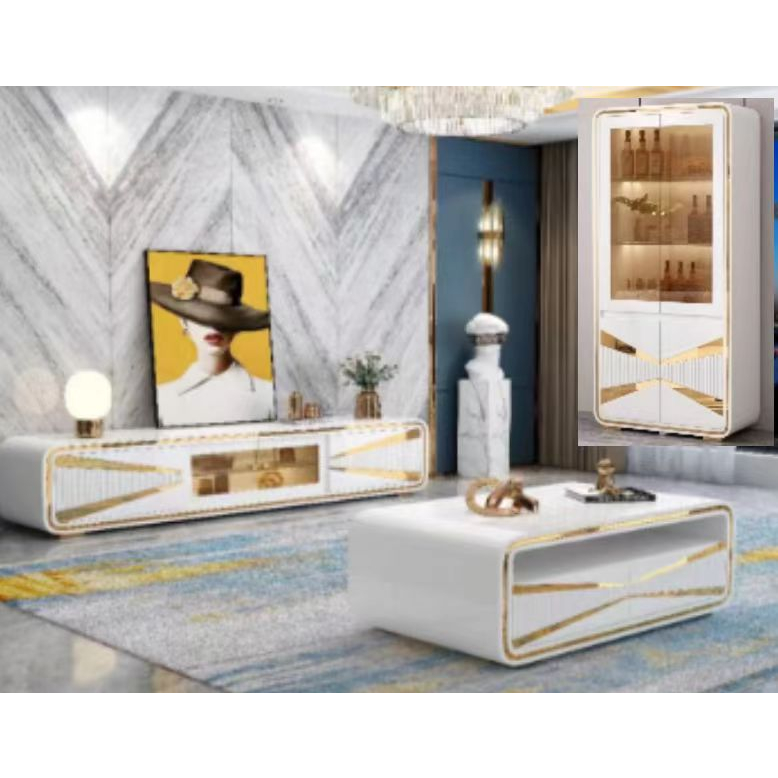 meja tamu / lemari hias mewah