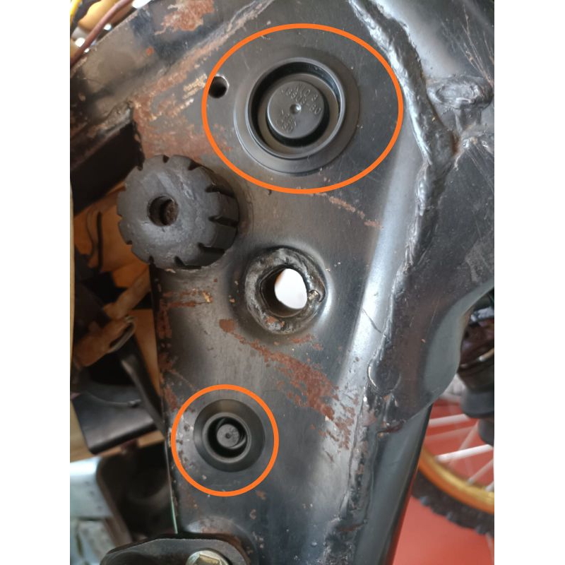 Part suzuki TS 125 penutup lubang qzz TS 125 anti masuk air