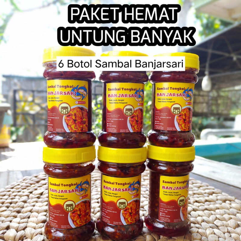 

Paket Hemat 6 Botol Sambal Banjarsari