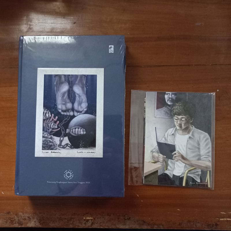 Novel Laut Bercerita Hard Cover with Postcard (Sealed)