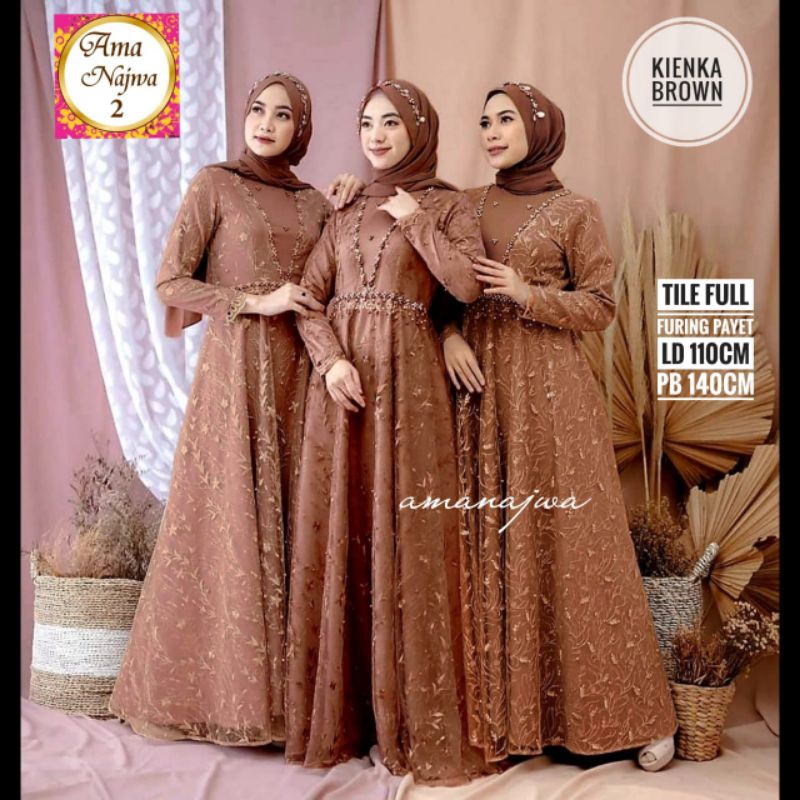 GAMIS KONDANGAN KIENKA MAXY tile brokade