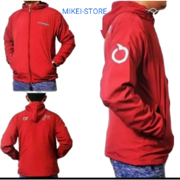 Jaket parasut ortuseight /jaket pria wanita /jaket olahraga jaket running outdor keren by MMXVI