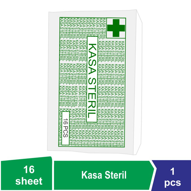 Kasa Steril (Kain kasa) 16 pcs