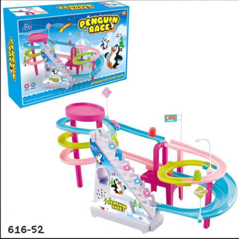 penguin race track