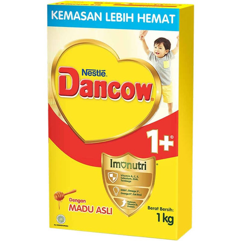 

dancow 1+ 1000gr rasa madu/vanila