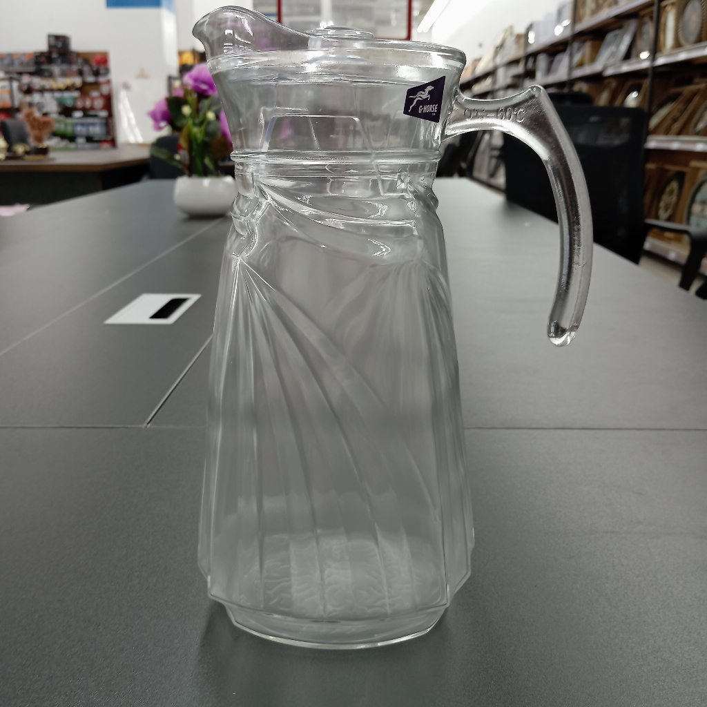 Pitcher Kaca/Teko Kaca/Teko Pitcher/Glass Pitcher Elegant Tahan Panas dan Dingin Minimalis Simple