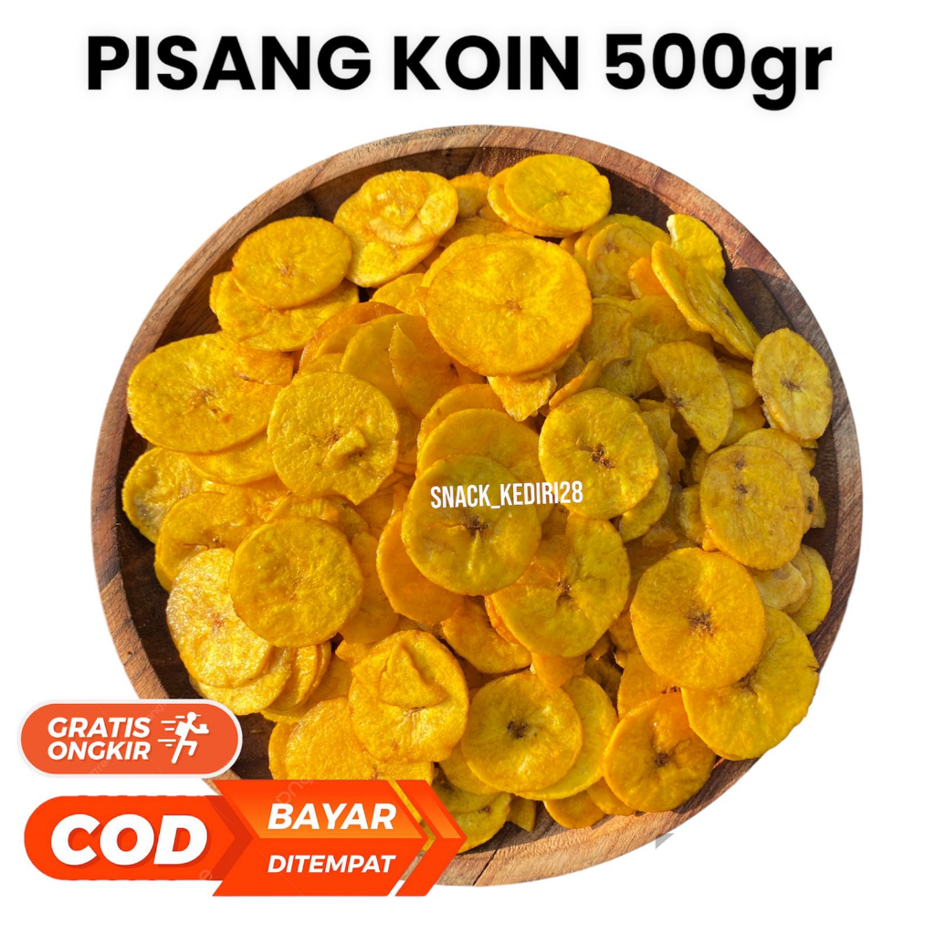 

Keripik Pisang Koin Manis 500gr