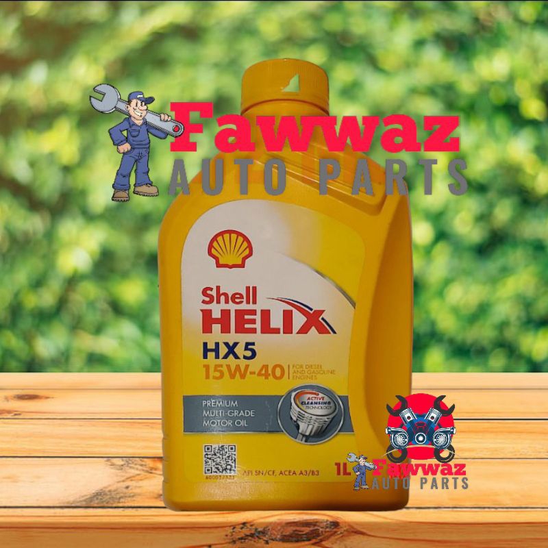 OLI SHELL HELIX 15W40 1L SHELL ADVANCE KUNING MURAH & BISA COD