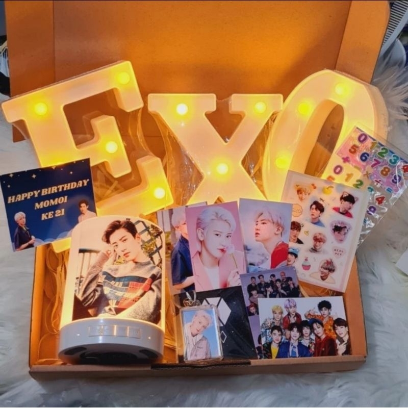 

Hampers Lampu Speaker Exo / Kado EXOL