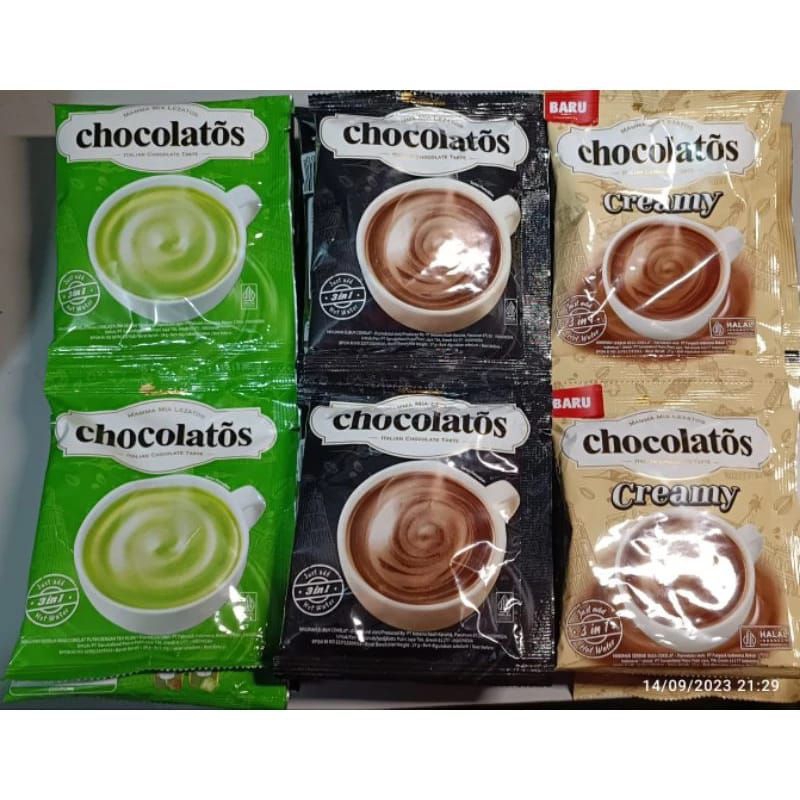 

KS - Chocolatos 2 Renteng 20pcs / Chocolatos Matcha / Chocolatos Coklat / Chocolatos Creamy