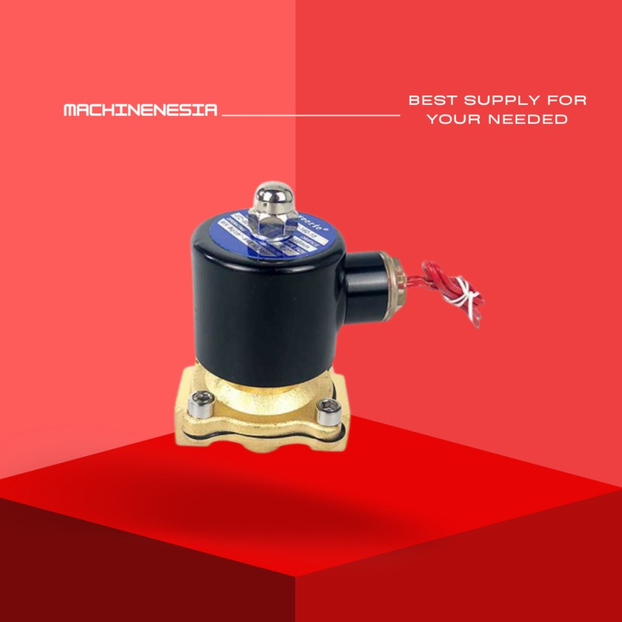 SELENOID VALVE 1/2 INCH 220V AIR GAS MINYAK / SOLENOID VALVE ELEKTRIK
