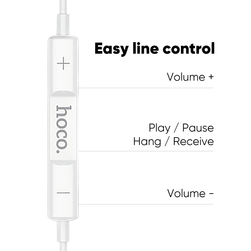 HOCO Earphone For iPhone Lightning Wired Headset Micphone Original M1 Pro