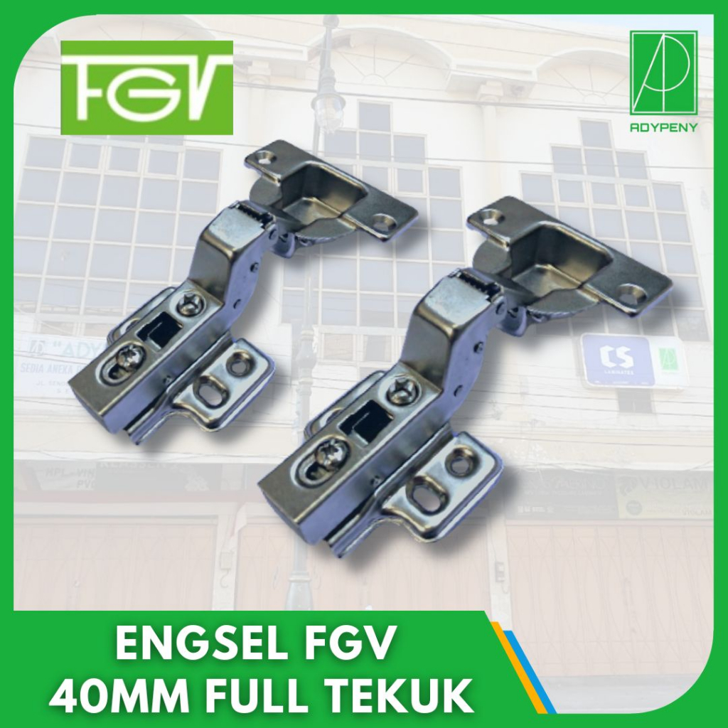 Engsel Sendok FGV 40mm Besar Lurus 1/2 Tekuk Full Tekuk