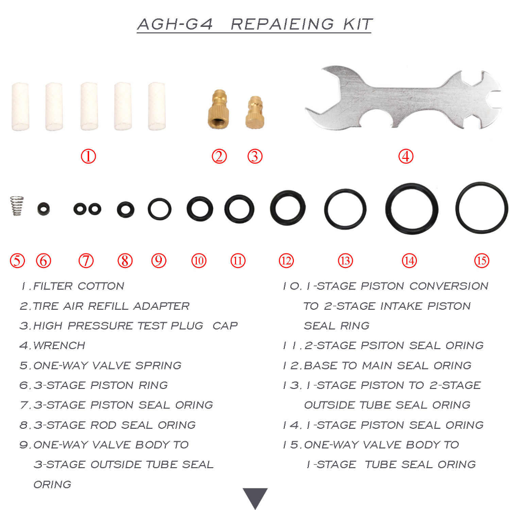 RB POMPA MURAH PCP AGH 4stage 6000 psi BONUS MINI KUPLER bisa cod