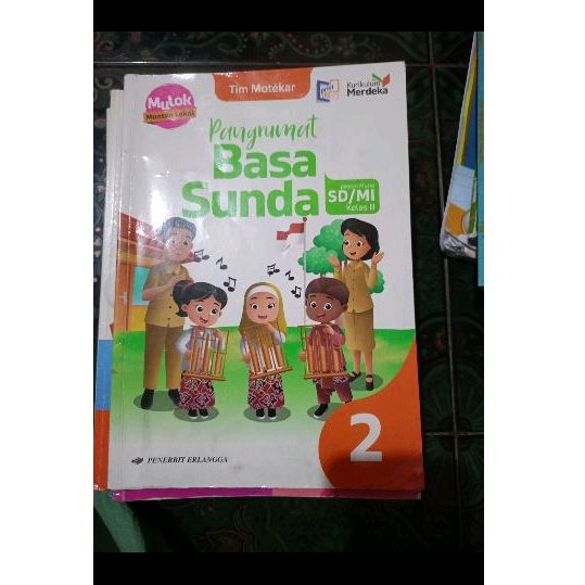 buku bahasa Sunda kelas2 kurikulum merdeka Erlangga