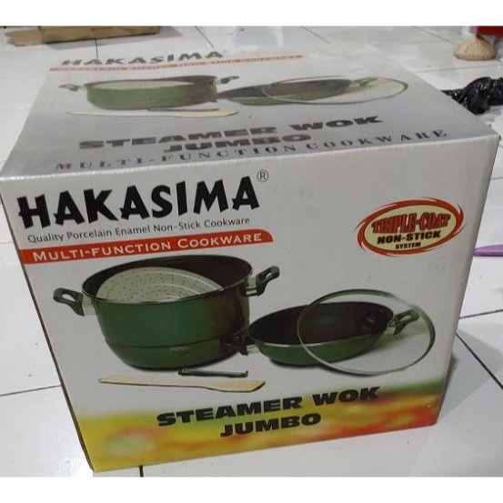 Steamer Wok Jumbo Hakas*ma / Panci Set