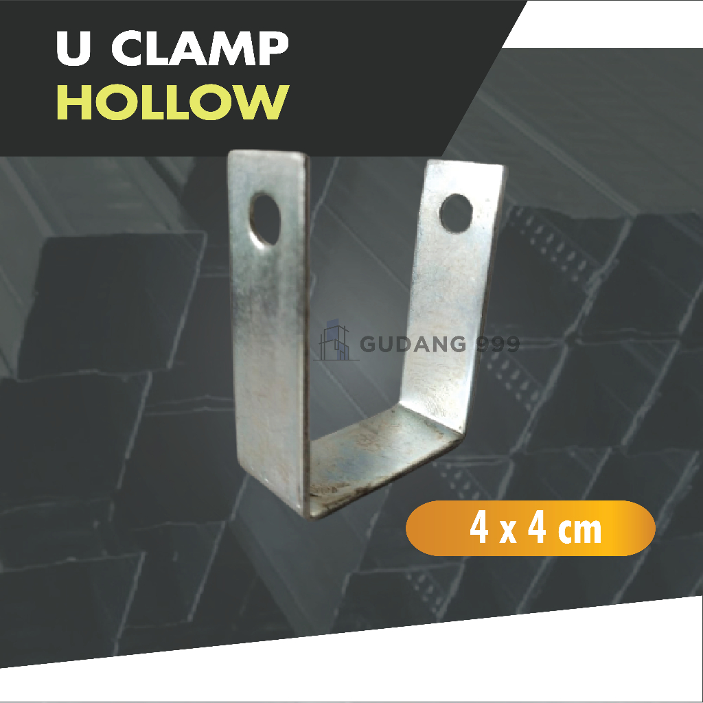 U CLAMP GALVANIS 4X4 / GANTUNGAN RANGKA PLAFON / BRACKET