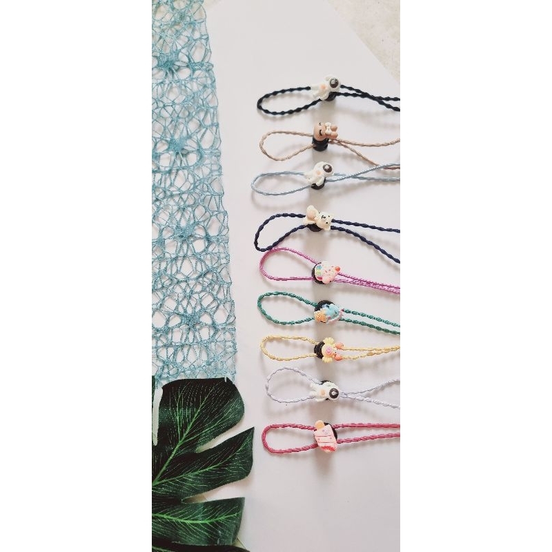 STRAP MASKER TALI BOBA - WITH CLAY Kalung Masker 60cm | Tali Masker Pria | Strap Masker Anak