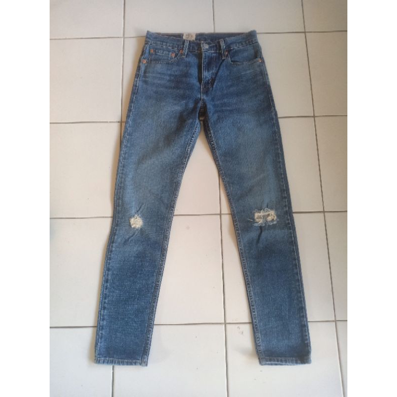 Levi's 512 slim taper jeans original size 28