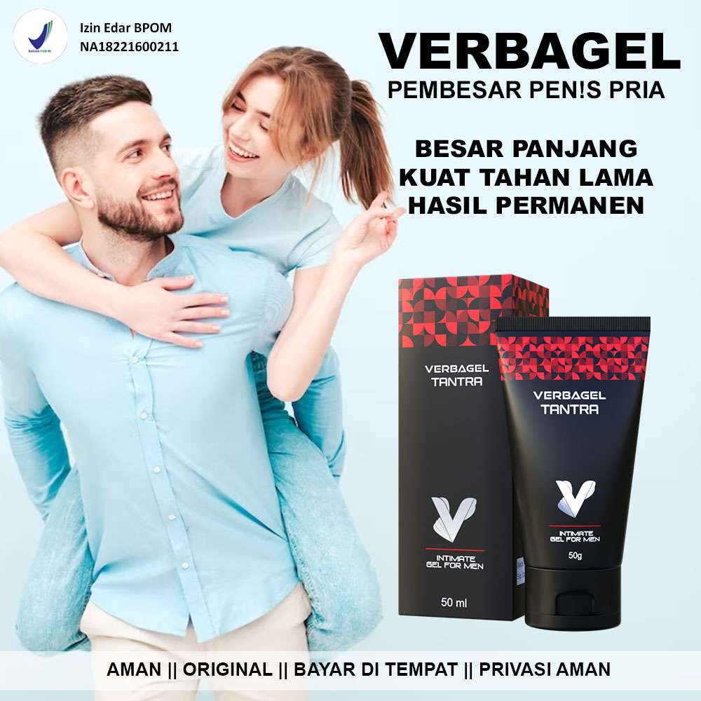 Tantra verba gel BPOM Verbagel original pembesar mr p ampuh permanen