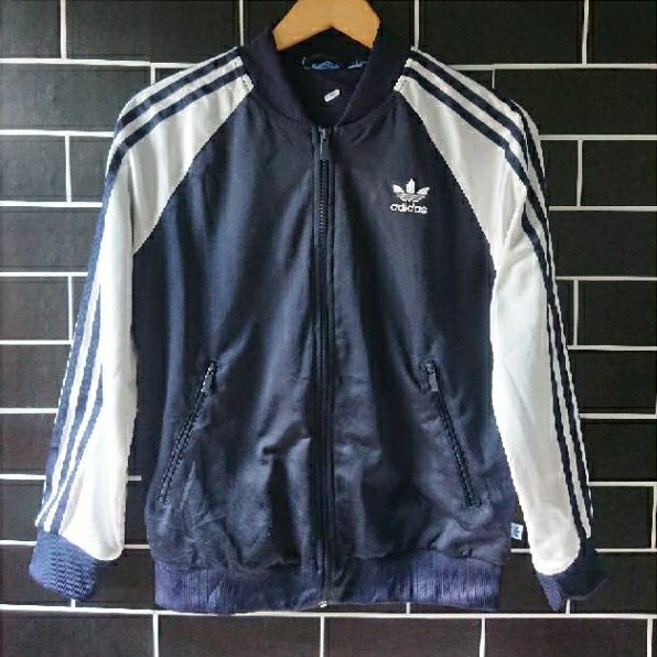 Adidas Firebird Tracktop Jacket Biru Navy