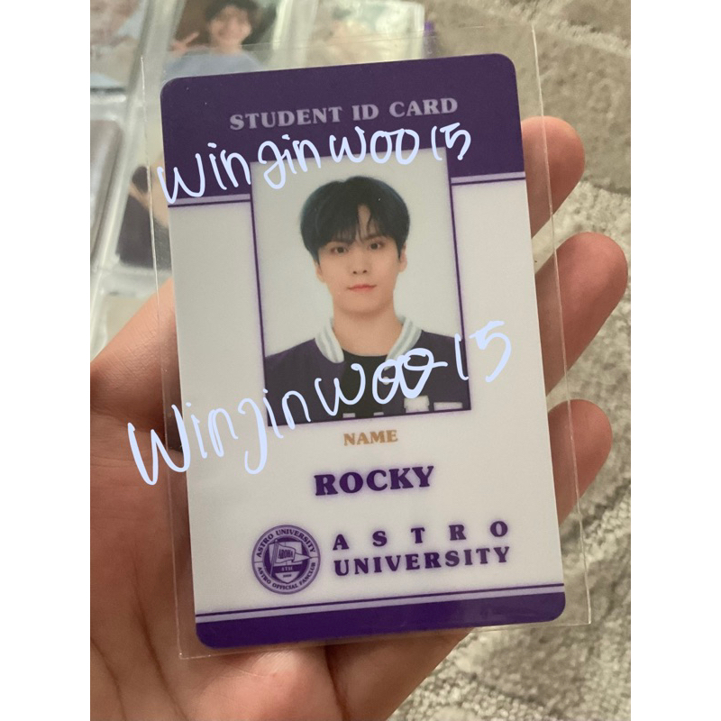 ID CARD ROCKY 4TH GEN FANCLUB MEMBERSHIP AROHA