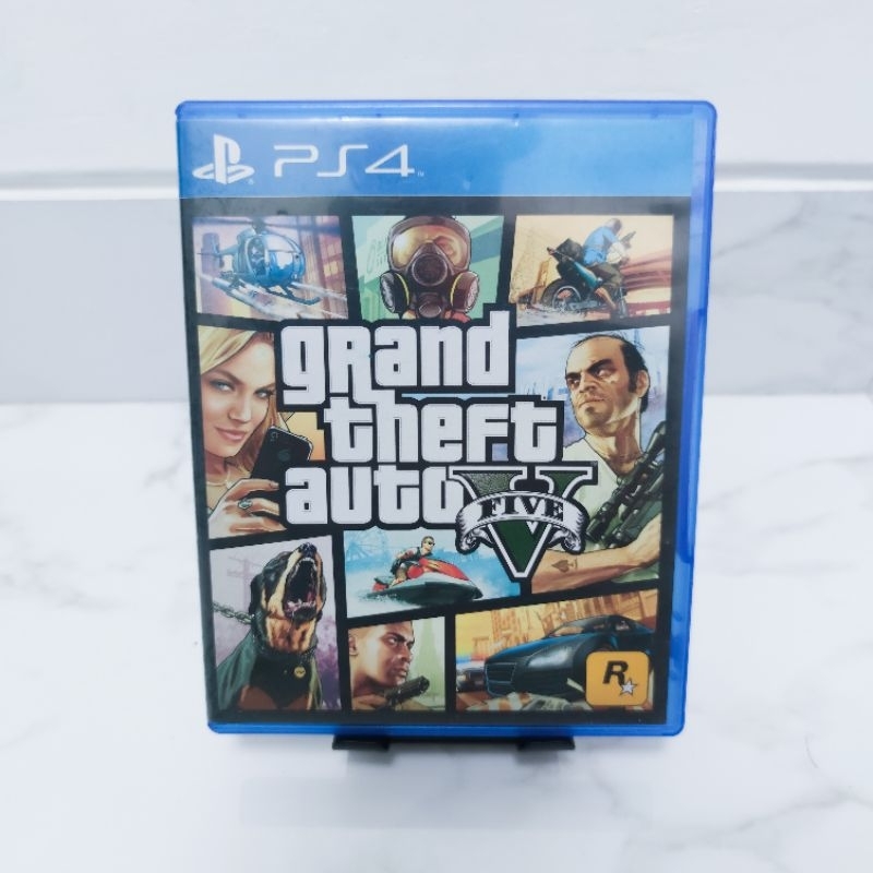 BD PS4 ATAU KASET  GTA V DLC UTUH (Second atau Bekas)