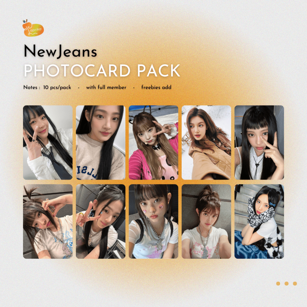 NEW JEANS PHOTOCARD UNOFFICIAL KPOP PC MURAH