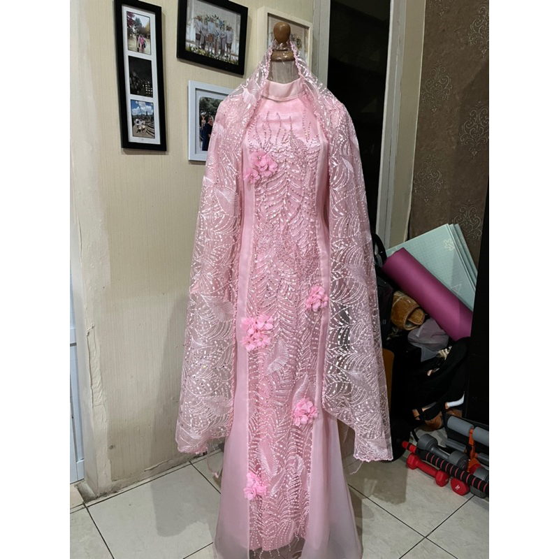 Dress Organza Baju Pengajian Pernikahan