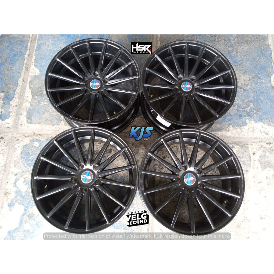 Velg seken Buta mobil BMW model GRACIOUS(HSR) R18X8/9 5X120ET40/35BLACK