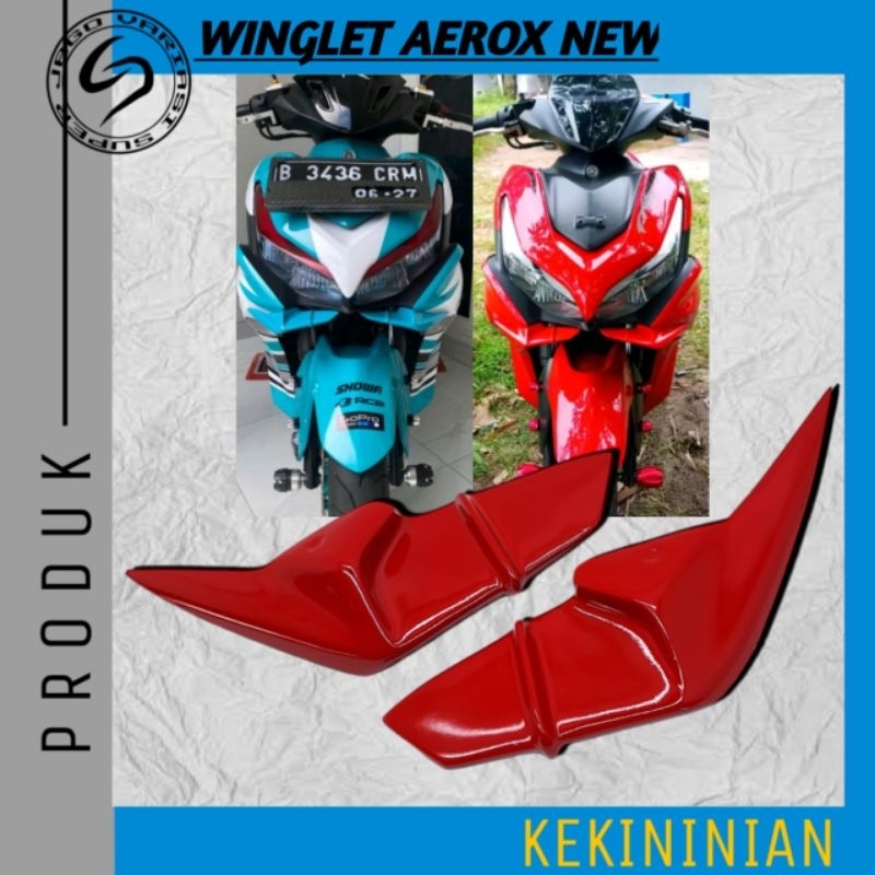 Winglet Sayap Aerox New Connected | Aerox New Cyber City
