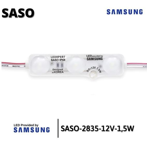 Lampu LED MODULE SAMSUNG 12V LED MODUL 1,2W 3 MATA IP68 1,2 WATT