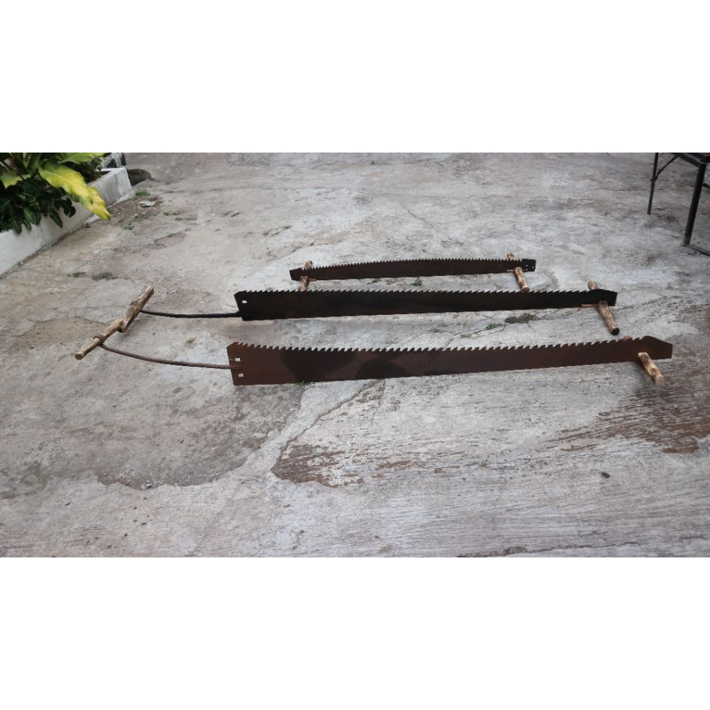 Gergaji Kayu/Gergaji Log Kayu/Gergaji Jadul Lawas