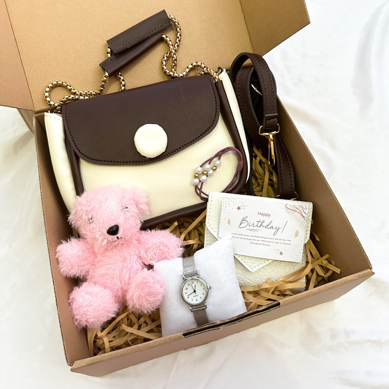 

[A2312]HAMPERS GIFT BOX QUIN BAG KADO ULANG TAHUN CEWEK/KADO PACAR/KADO AYANG/KADO BESTIE/KADO WISUDA/KADO ANNIVERSARY/KADO WEDDING/KADO GURU/KADO IBU/KADO MERTUA/HAMPERS LEBARAN/HAMPERS RAMADHAN